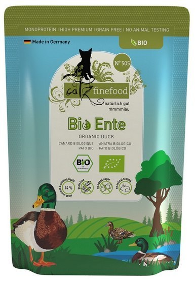 Catz Finefood Bio N.505 Kaczka saszetka 85g Catz Finefood Bio N.505 Kaczka saszetka 85g