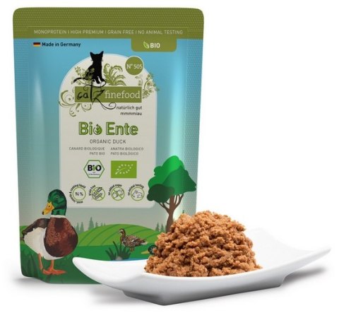 Catz Finefood Bio N.505 Kaczka saszetka 85g Catz Finefood Bio N.505 Kaczka saszetka 85g