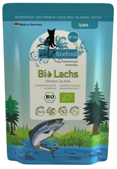 Catz Finefood Bio N.513 Łosoś saszetka 85g Catz Finefood Bio N.513 Łosoś saszetka 85g