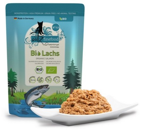 Catz Finefood Bio N.513 Łosoś saszetka 85g Catz Finefood Bio N.513 Łosoś saszetka 85g