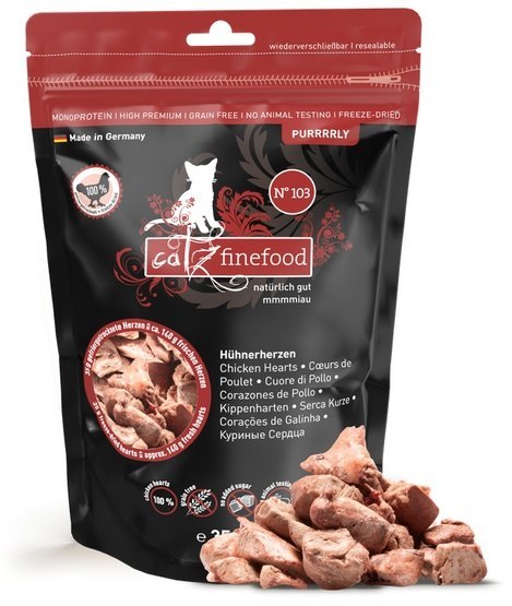 Catz Finefood Purrrrly N.103 Serca kurczaka 35g Catz Finefood Purrrrly N.103 Serca kurczaka 35g