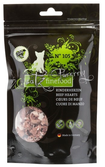 Catz Finefood Purrrrly N.105 Serca wołowe 35g Catz Finefood Purrrrly N.105 Serca wołowe 35g