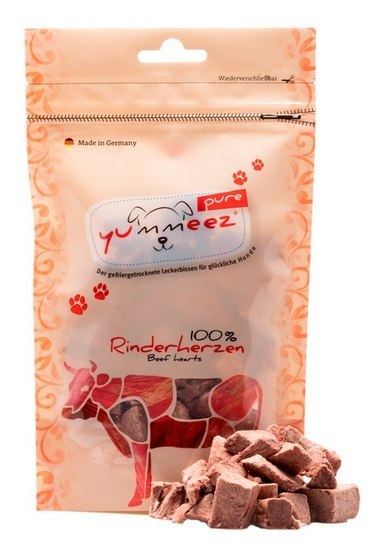 Yummeez Pure Serca wołowe 35g Yummeez Pure Serca wołowe 35g