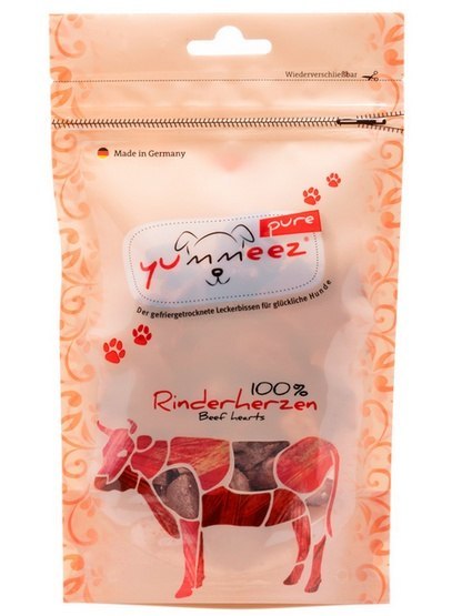Yummeez Pure Serca wołowe 35g Yummeez Pure Serca wołowe 35g