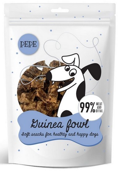 Paka Zwierzaka PEPE Mini Chunkies Guinea Fowl (perliczka) 70g Paka Zwierzaka PEPE Mini Chunkies Guinea Fowl (perliczka) 70g