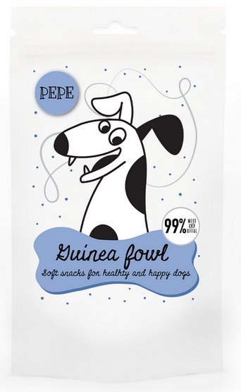 Paka Zwierzaka PEPE Mini Chunkies Guinea Fowl (perliczka) 70g Paka Zwierzaka PEPE Mini Chunkies Guinea Fowl (perliczka) 70g