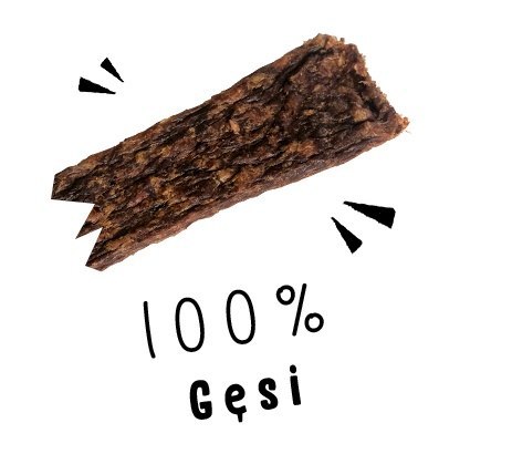 Paka Zwierzaka Stripsy Gęś 100% 70g Paka Zwierzaka Stripsy Gęś 100% 70g